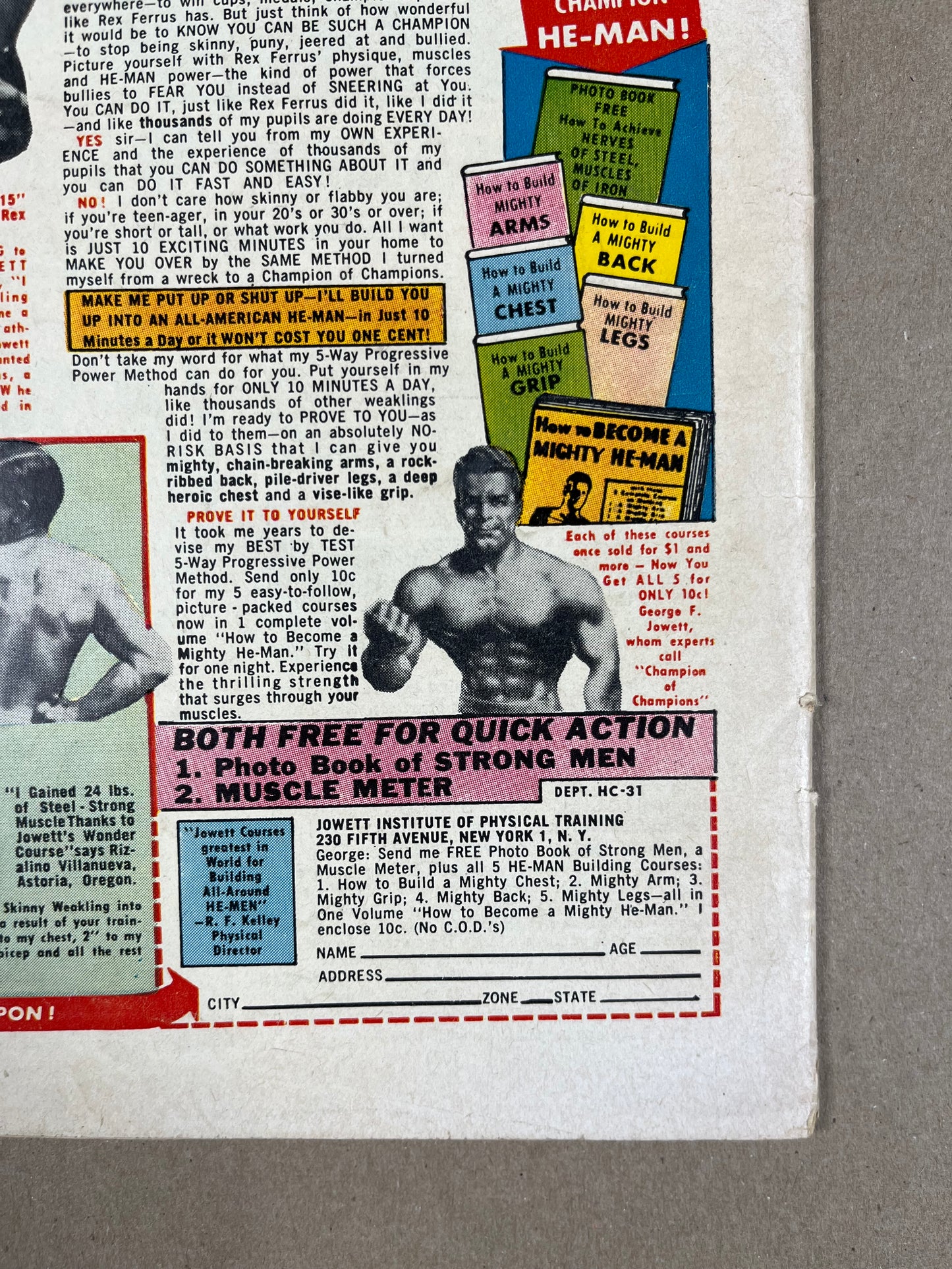 AIRBOY v9 #12 - 1953 - VG - HEAP COVER & APPEARANCE - ATOMIC AGE SC-FI - HILLMAN