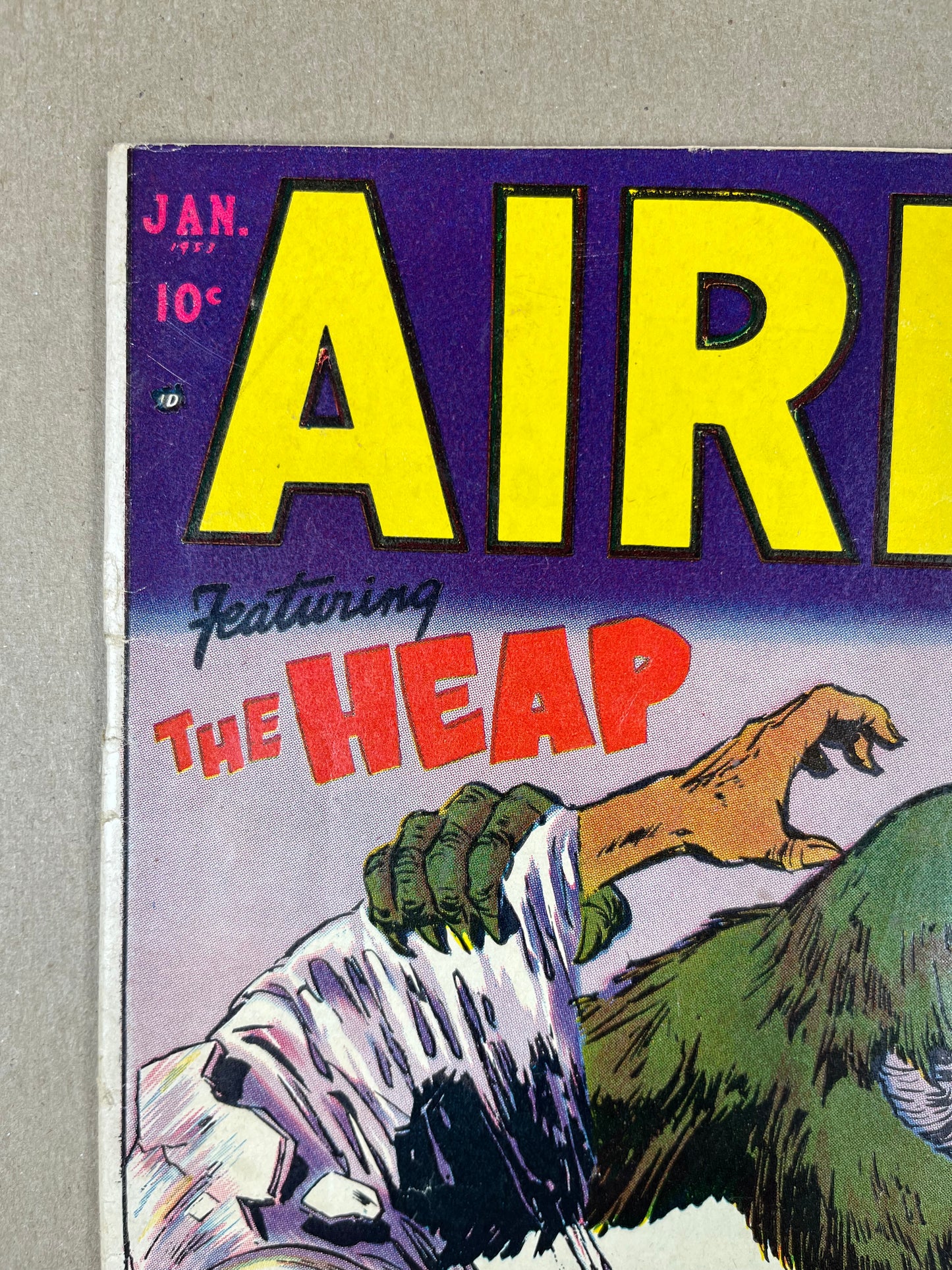 AIRBOY v9 #12 - 1953 - VG - HEAP COVER & APPEARANCE - ATOMIC AGE SC-FI - HILLMAN