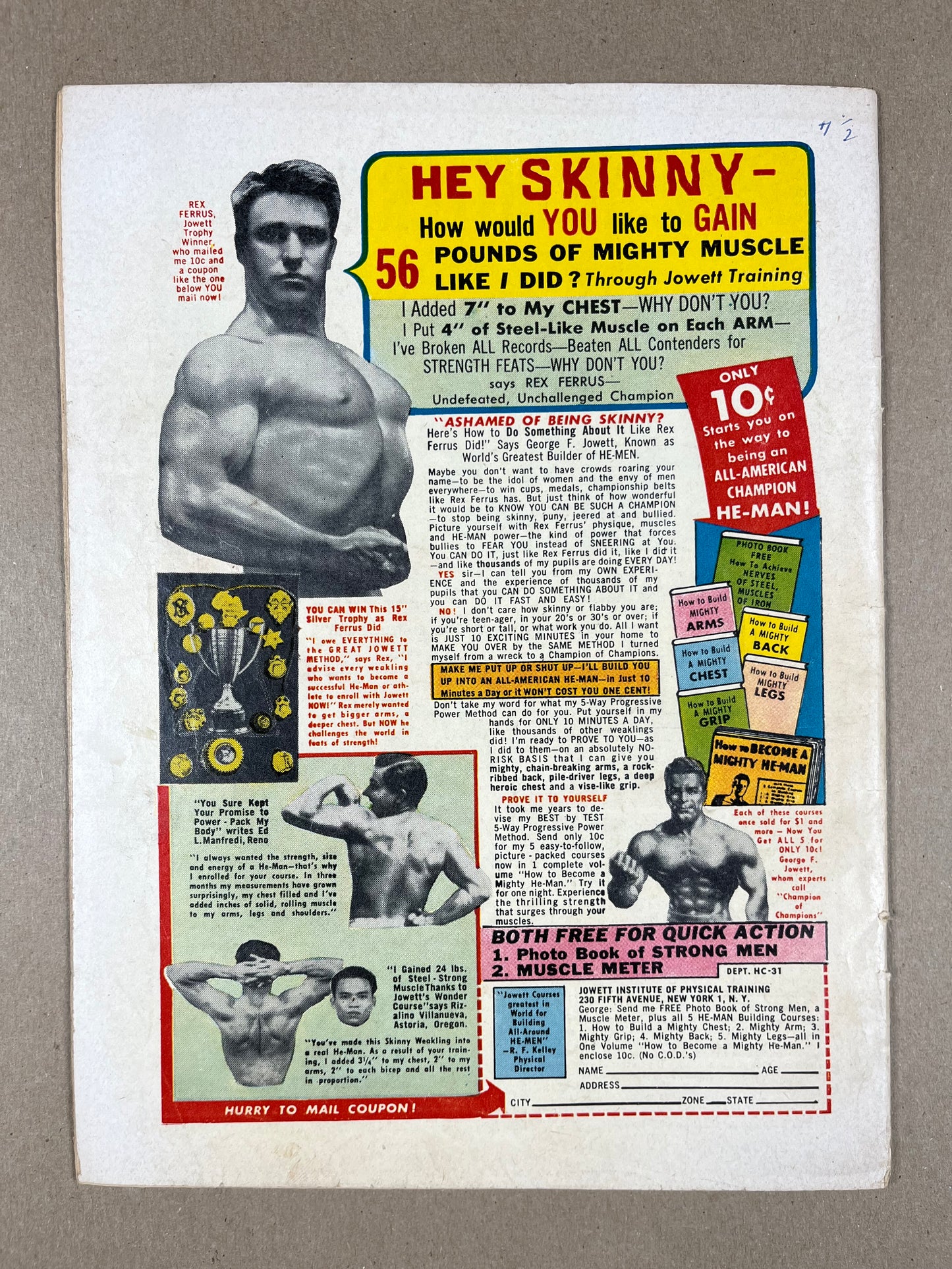 AIRBOY v9 #12 - 1953 - VG - HEAP COVER & APPEARANCE - ATOMIC AGE SC-FI - HILLMAN