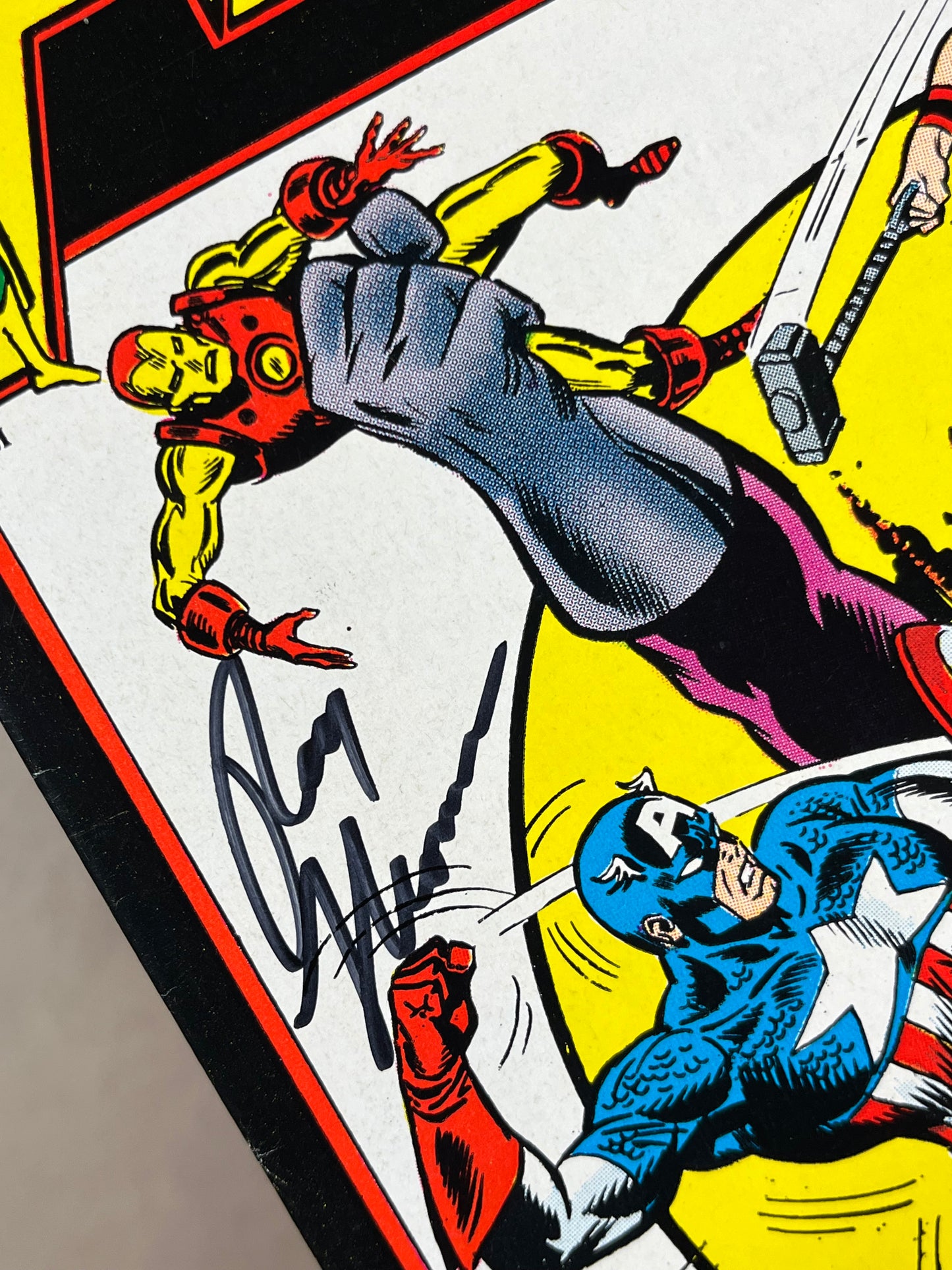 AVENGERS #103 - 1972 - FN+ - SIGNED BY ROY THOMAS w/ COA - BRONZE AGE