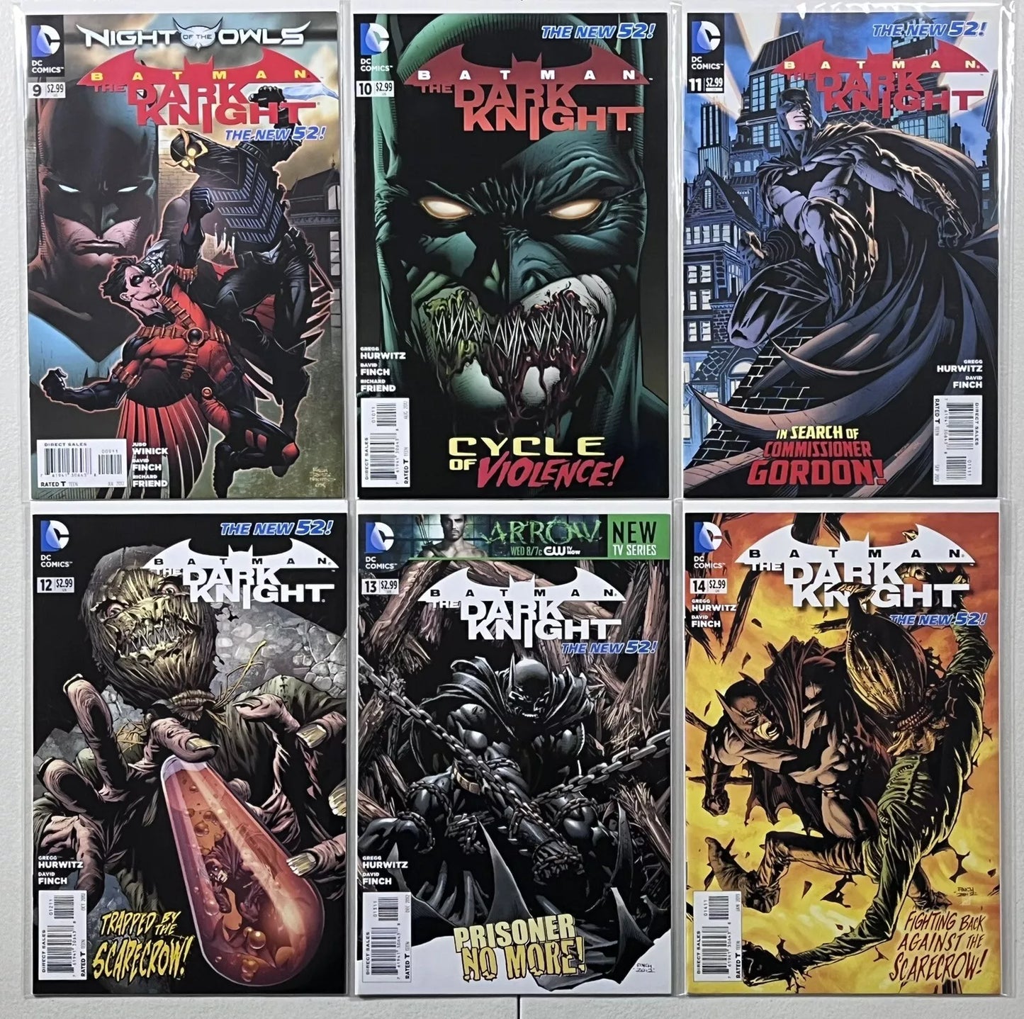 BATMAN: THE DARK KNIGHT (2011) #1 2 4 5 7 8 9 10 11 12 13 14 15 16 & 17 LOT - DC COMICS
