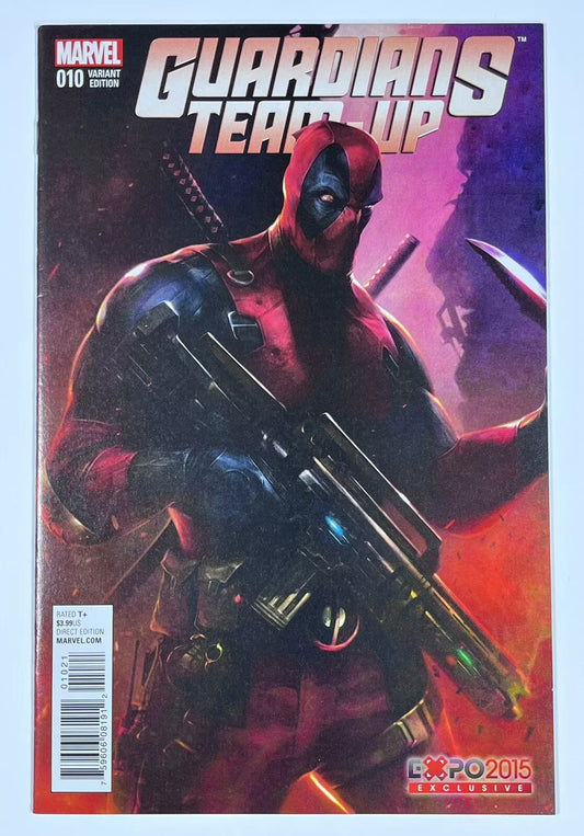 GUARDIANS TEAM-UP #10 - 2015 - VF- - GAMESTOP EXPO EDITION - MARTE GRACIA VARIANT