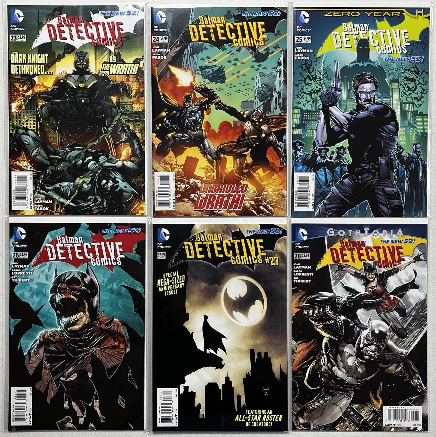 DETECTIVE COMICS (2011) #0-52, ANNUALS #1-3, & FUTURE'S END #1 COMPLETE SET - DC COMICS