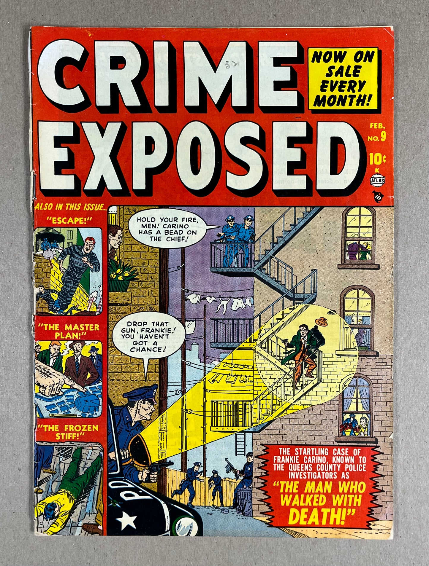 CRIME EXPOSED #9 - 1952 - GD- - ATOMIC AGE CRIME - ATLAS - MARVEL