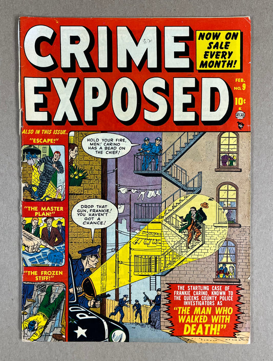 CRIME EXPOSED #9 - 1952 - GD- - ATOMIC AGE CRIME - ATLAS - MARVEL