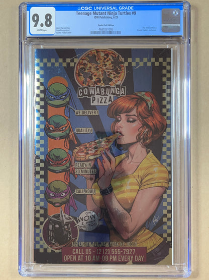 TEENAGE MUTANT NINJA TURTLES #9 CGC 9.8 - POULAT FOIL VARIANT - 2025 - HIGH GRADE