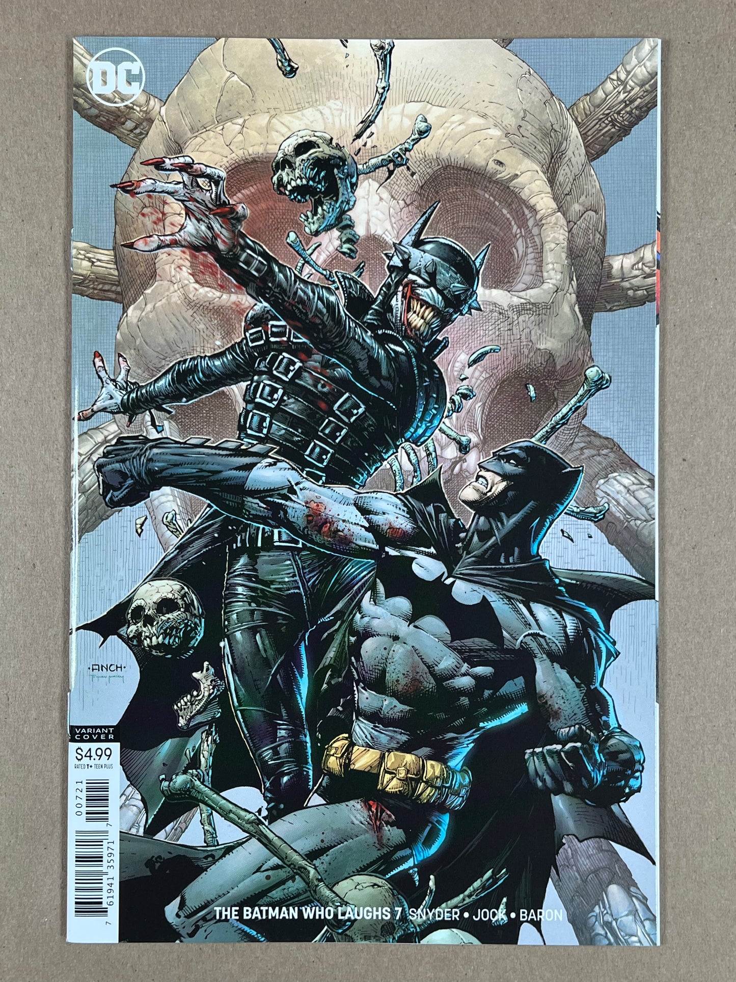 BATMAN WHO LAUGHS #7 - 2019 - NM - DAVID FINCH VARIANT - 1ST APPEARANCE GRIM KNIGHT
