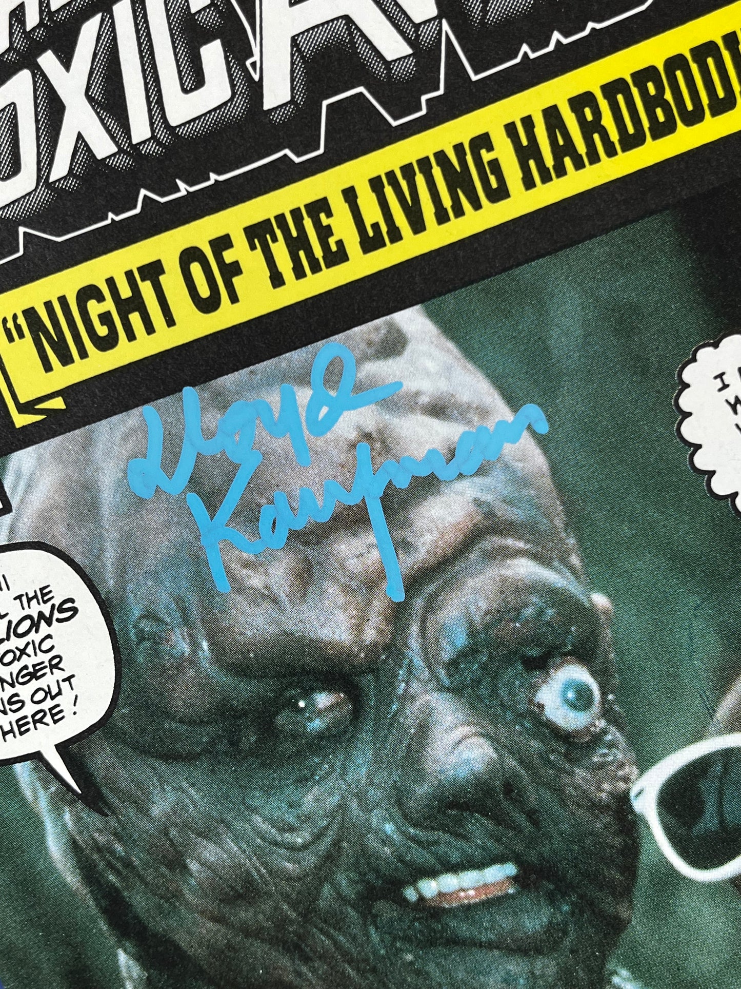 TOXIC AVENGER #3 - 1991 - VF- - SIGNED LLOYD KAUFMAN - MARVEL COMICS