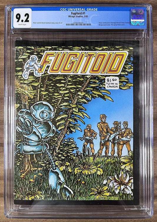 FUGITOID #1 CGC 9.2 - 1ST PRINT - 1985 - KEVIN EASTMAN & PETER LAIRD - MIRAGE STUDIOS
