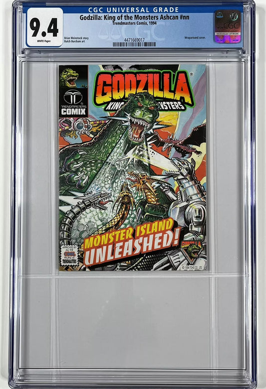 GODZILLA: KING OF THE MONSTERS ASHCAN #nn CGC 9.4 - 1994 - TRENDMASTERS COMIX