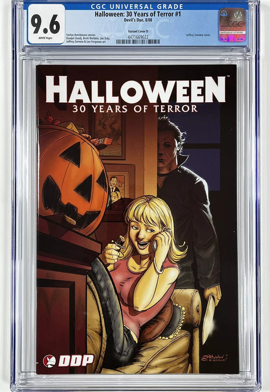 HALLOWEEN: 30 YEARS OF TERROR #1 CGC 9.6 - 2008 - RI JEFFREY ZORNOW VARIANT COVER D