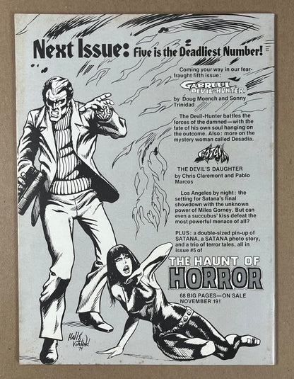 HAUNT OF HORROR #4 - 1974 - VF- - SATANA APPEARANCE - MARVEL