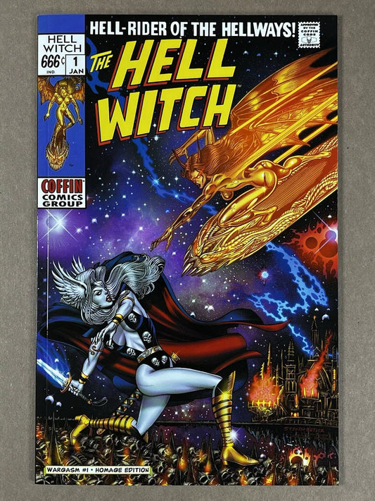 HELLWITCH VS LADY DEATH: WARGASM (2022) #1's LOT - COFFIN COMICS - SILVER SURFER #4