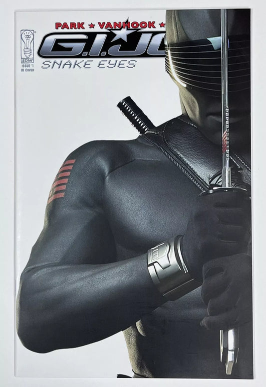 G.I. JOE: SNAKE EYES #1 - NM - 2010 - RETAILER INCENTIVE EDITION - RAY PARK PHOTO COVER - IDW PUBLISHING