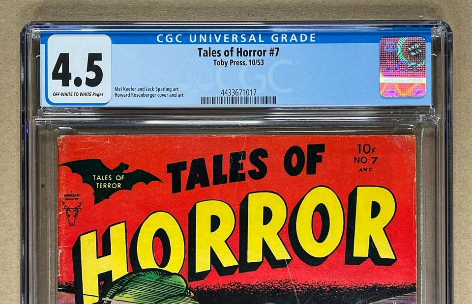TALES OF HOROR #7 CGC 4.5 - 1953 - PRE-CODE HORROR - GOLDEN AGE HORROR