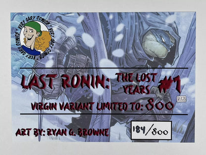 TMNT: THE LAST RONIN - LOST YEARS #1 - 2023 - NM+ - RYAN BROWNE VIRGIN VARIANT