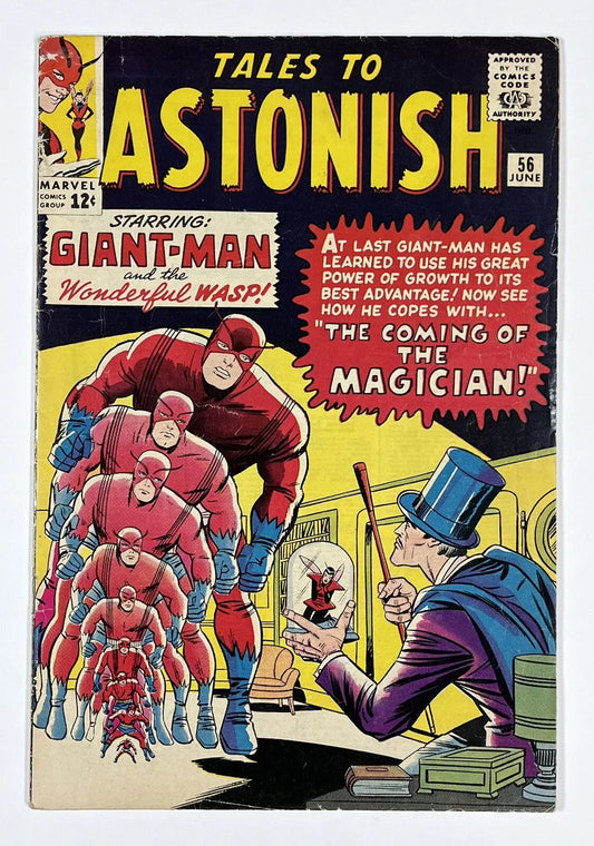 TALES TO ASTONISH #56 - 1964 - VG - 1ST APPEARANCE OF THE MAGICIAN - SILVER AGE