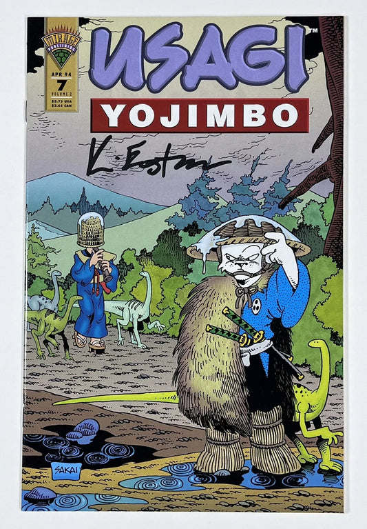 USAGI YOJIMBO #7 - 1994 - VF/NM - SIGNED BY KEVIN EASTMAN W/ COA - MIRAGE