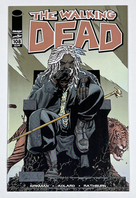 WALKING DEAD #108 - 2013 - VF/NM - 1ST APPEARANCE OF EZEKIEL & SHIVA - IMAGE