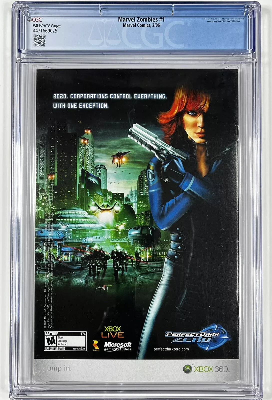 MARVEL ZOMBIES #1 CGC 9.8 - 2006 - 1ST PRINT - AMAZING FANTASY #15 HOMAGE