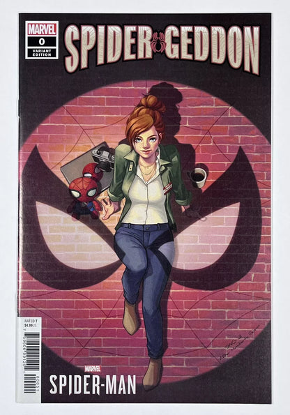SPIDER-GEDDON #0 - 2018 - NM- - SING JI VARIANT - MARVEL COMICS